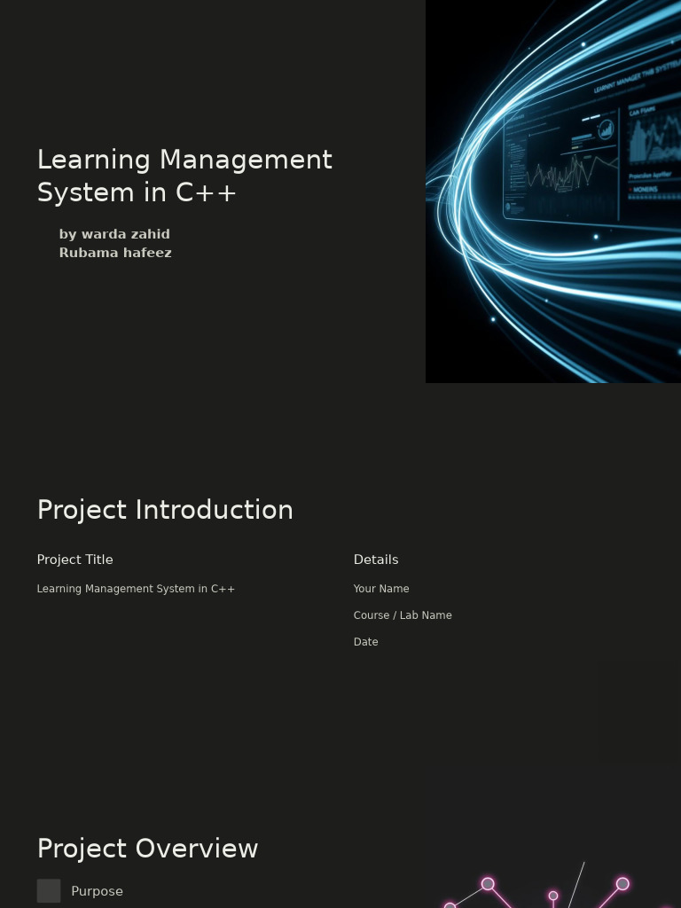 C++ Learning Management System Guide | PDF