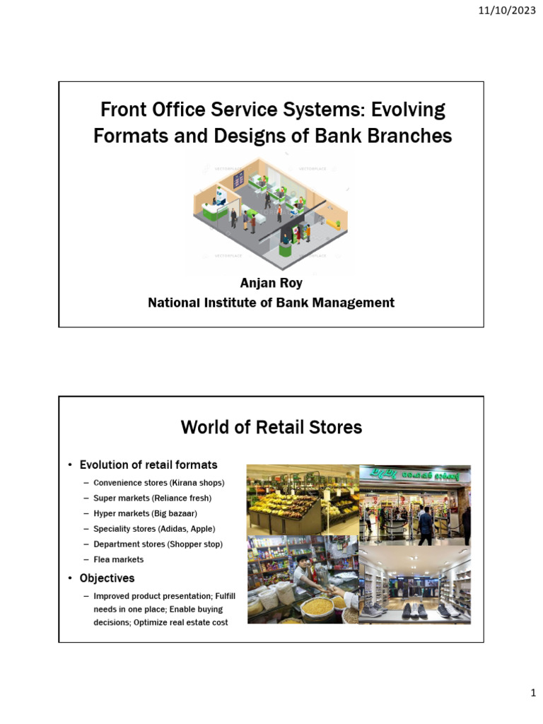 Simple Bank Branch Layout Design | PDF | Banks | Cheque