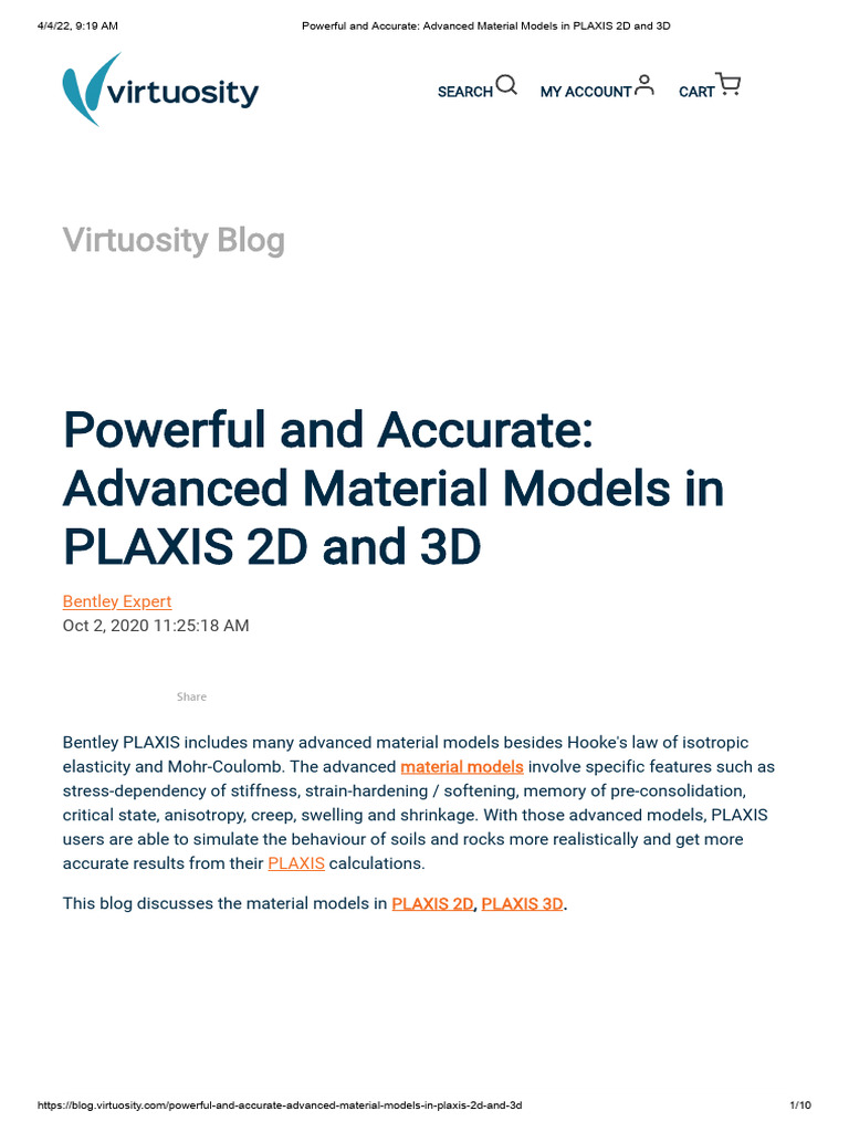 Advanced Soft Soil Modeling in PLAXIS | PDF | Strength Of Materials ...