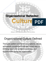 Organizational Behavior:: Culture