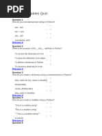 NPTEL Python Previous Year Questions | PDF | Parameter (Computer ...