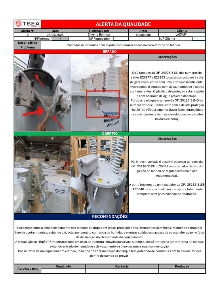 Alerta Da Qualidade - 02 1 | PDF | Umidade