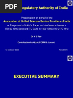 AUSPI Presentation to TRAI on Spectrum Response to COAI