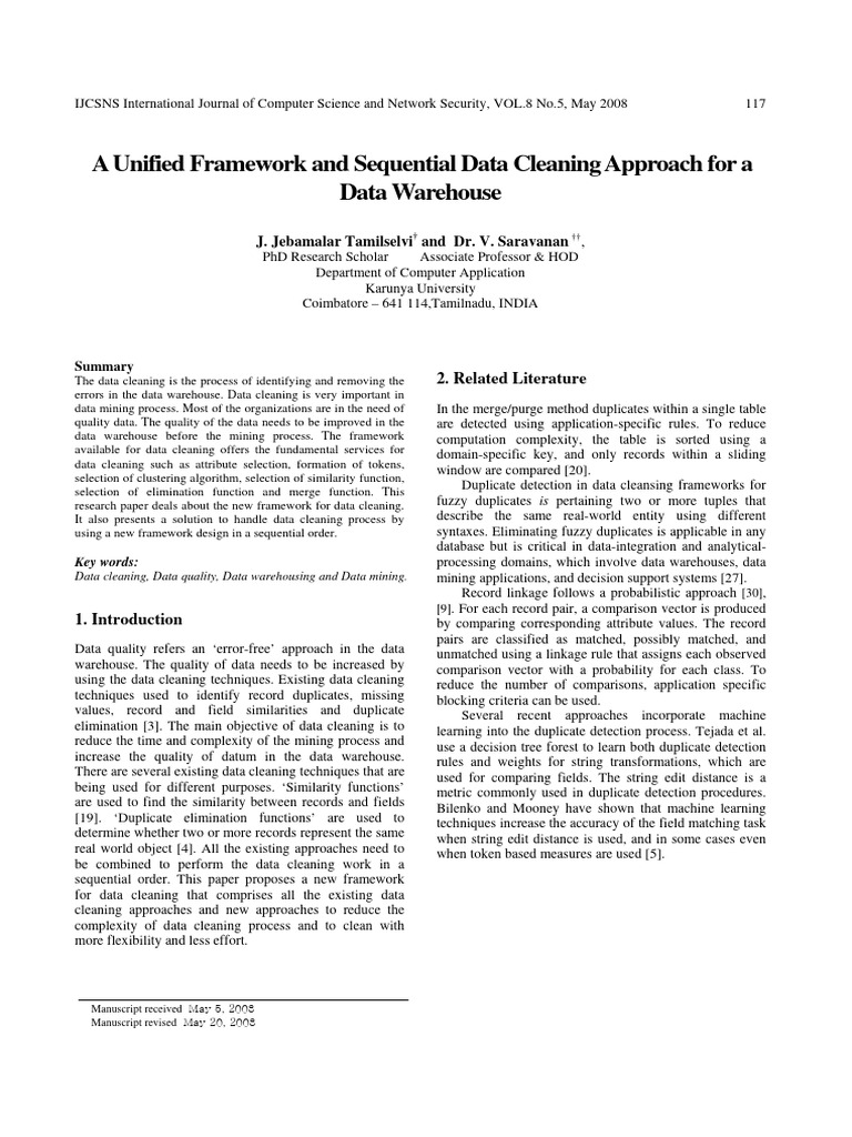 A Unified Framework and Sequential Data | PDF | Cluster Analysis ...