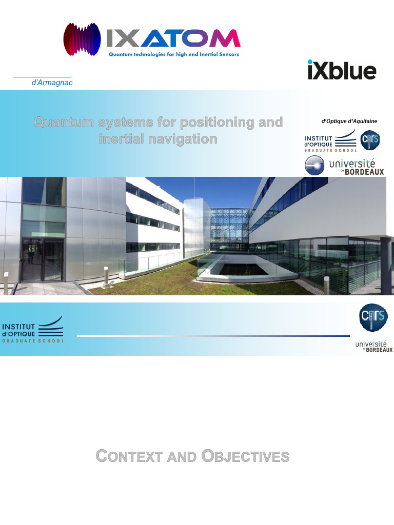 Quantum Sensors for Inertial Navigation | PDF | Inertial Navigation ...