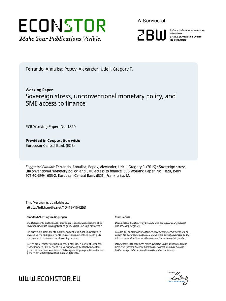 GS 07 | PDF | European Central Bank | Euro