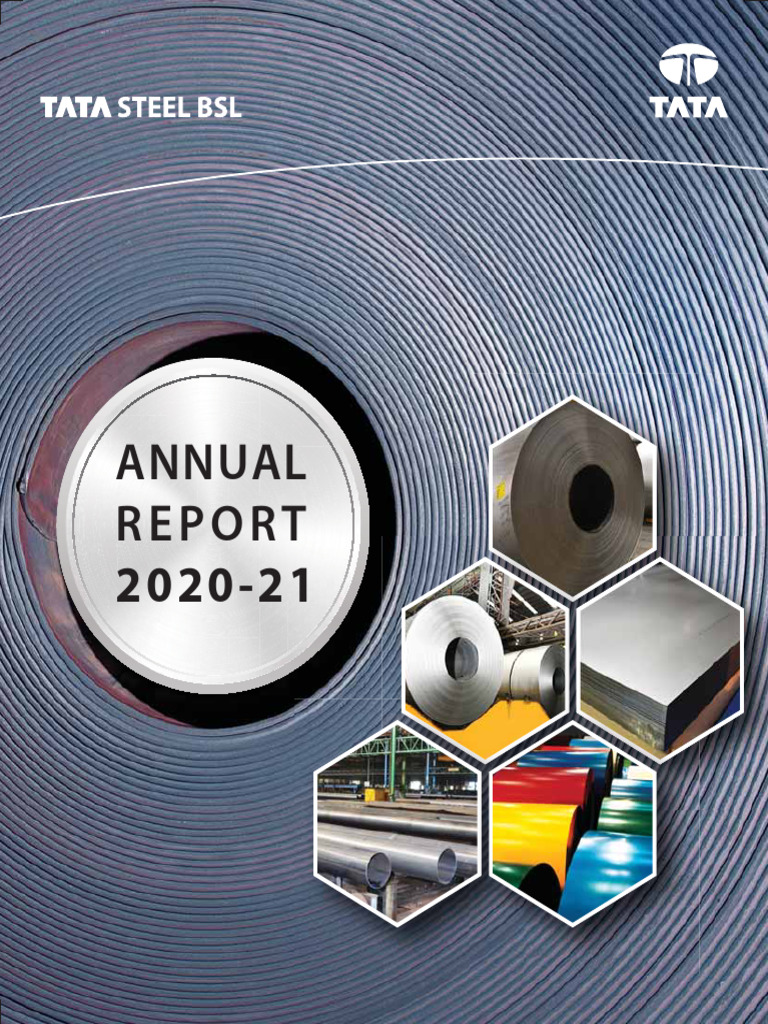 Tata Steel BSL Annual Report 2020-21 | PDF | Expense | Business