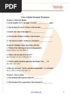 5-Digit Number Challenges Worksheet | PDF | Numbers | Number Theory