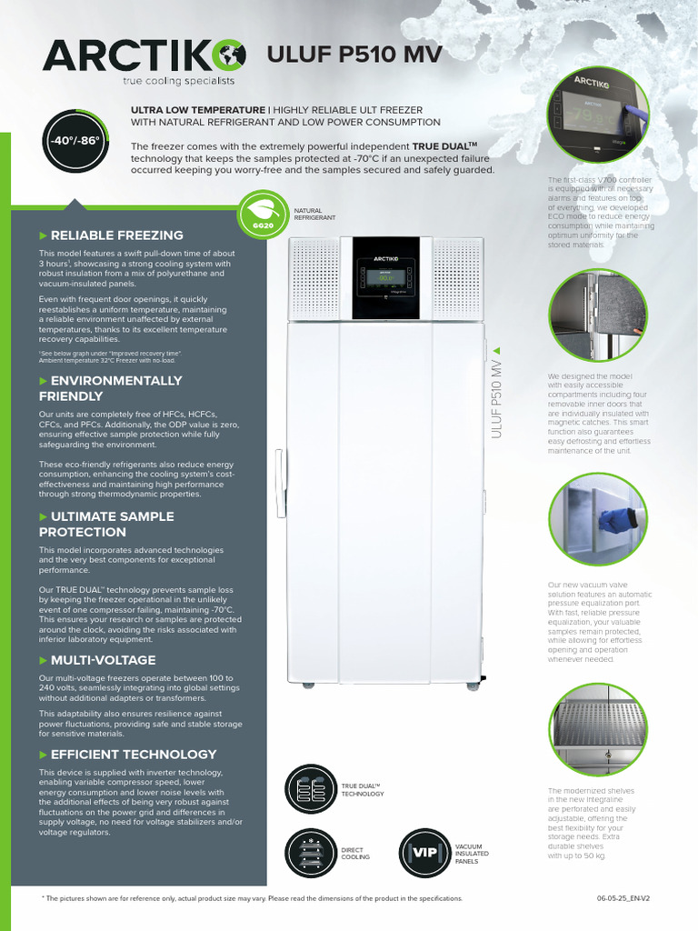 Ultra Low Temp Freezer with Eco-Friendly Design | PDF | Refrigerator ...