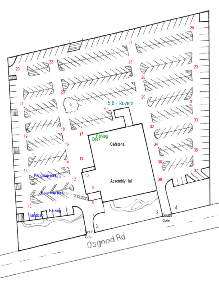 Campus Parking Layout Guide | PDF