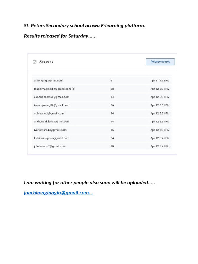 Online Results.... | PDF