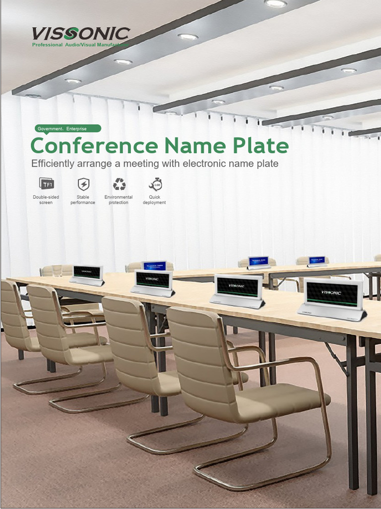 Wireless Conference Name Plates Overview | PDF | Wi Fi | Display Resolution