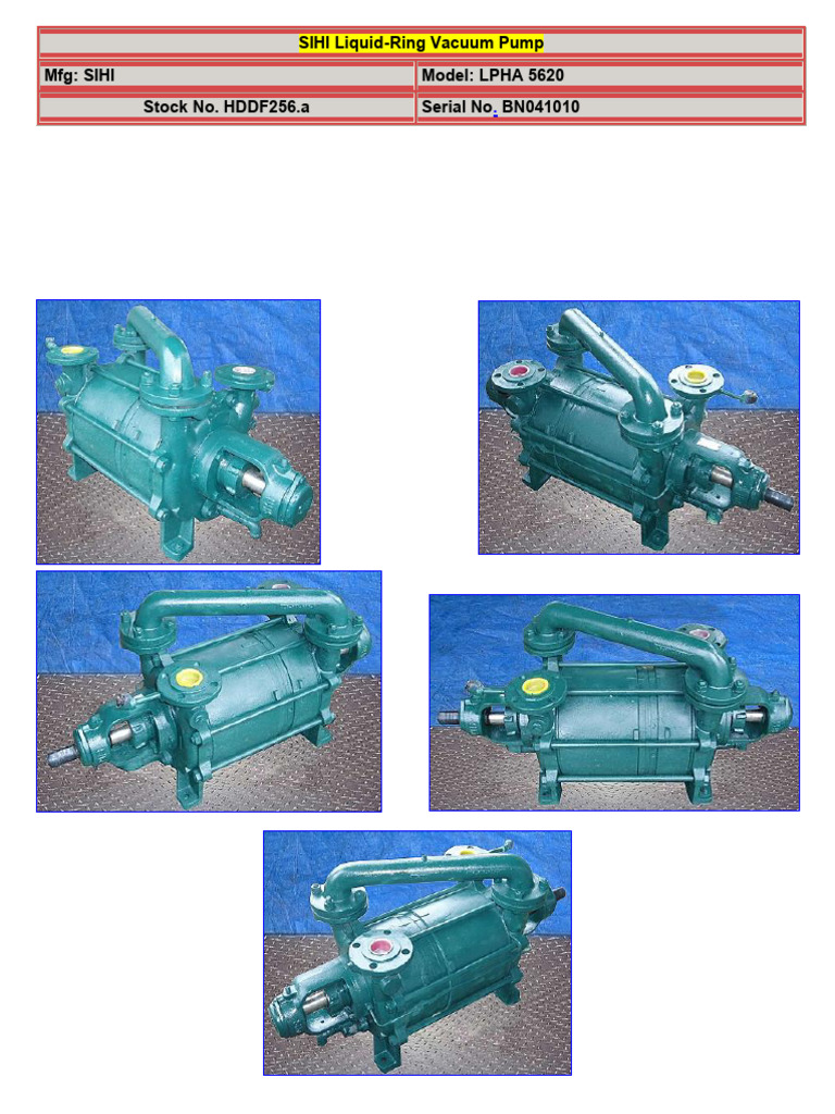 HDDF256 Sihipump | PDF
