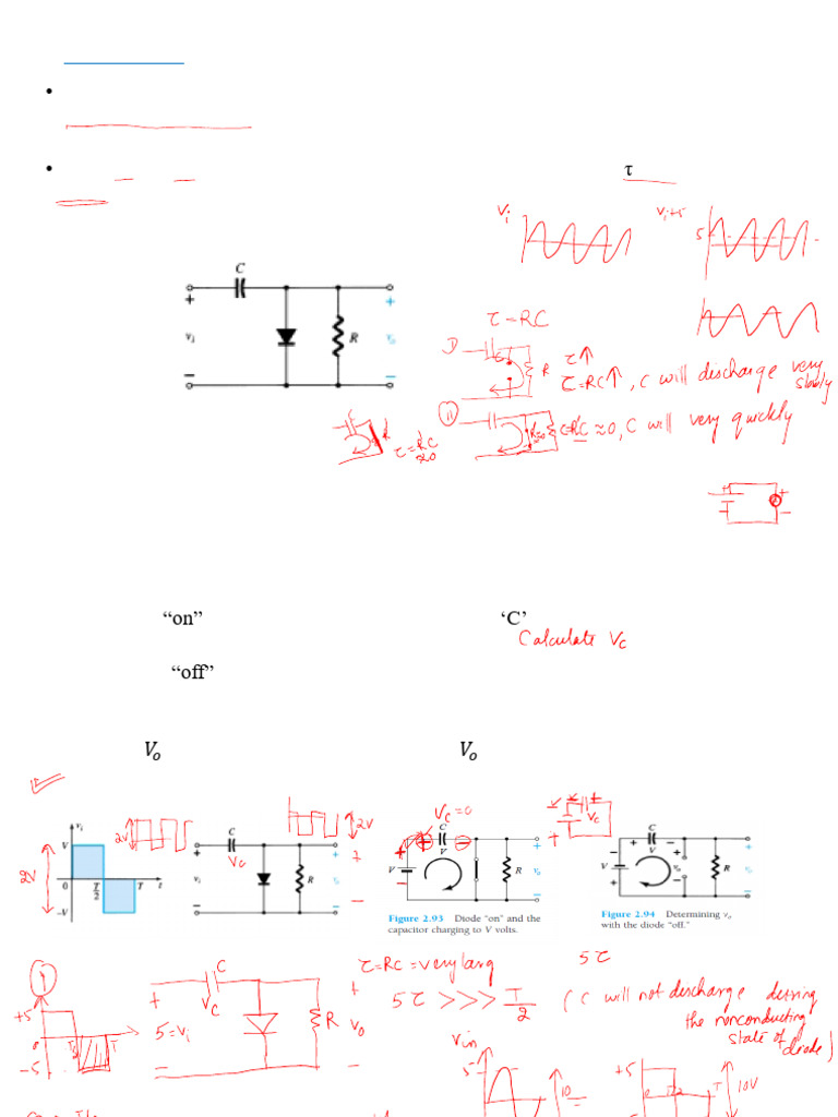 Clamper Circuit Analysis Guide | PDF