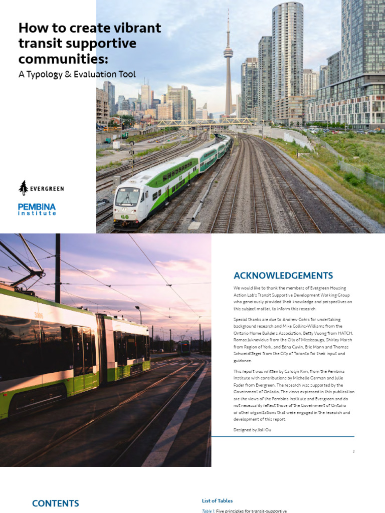 Transit-Supportive Community Development Guide | PDF | Public Transport ...