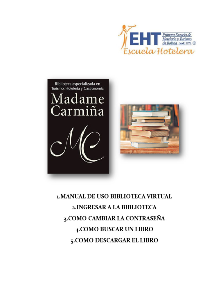 Guía para Usar la Biblioteca Virtual | PDF