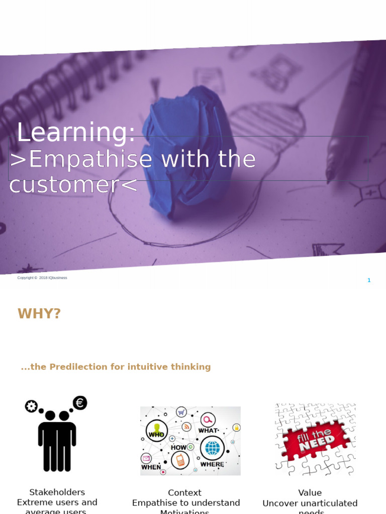 Design Thinking Bootcamp 201907 - Observe | PDF