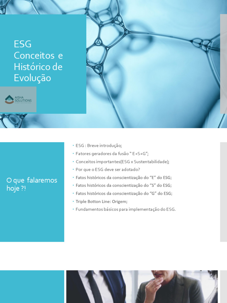 Evolução e Importância do ESG | PDF | Aquecimento global e mudança ...