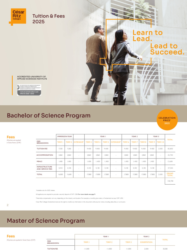 2025 Tuition and Fees Overview | PDF | Payments | Fee