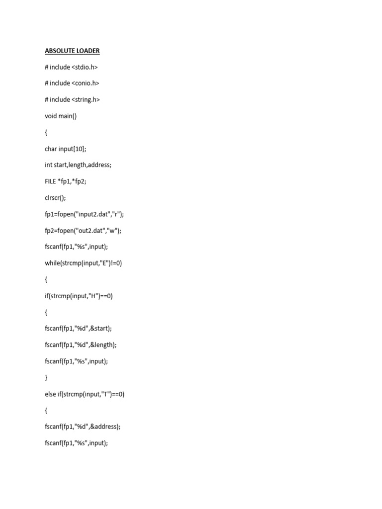 00absolute Loader | PDF