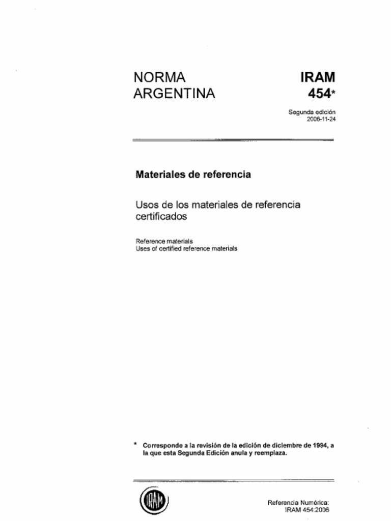Iram 454 | PDF