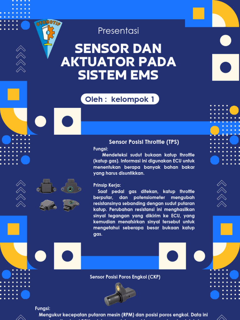Sensor dan Aktuator dalam Sistem EMS | PDF