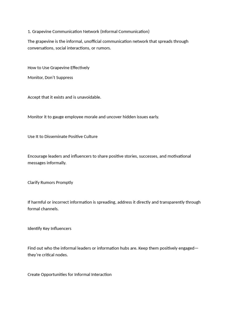 Effective Communication Networks Guide | PDF