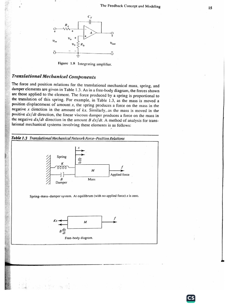 Modelling of Mechanical Systems-1 | PDF