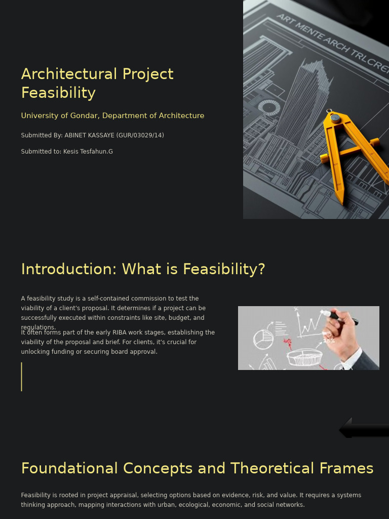 Architectural Project Feasibility Study | PDF | Feasibility Study | Risk
