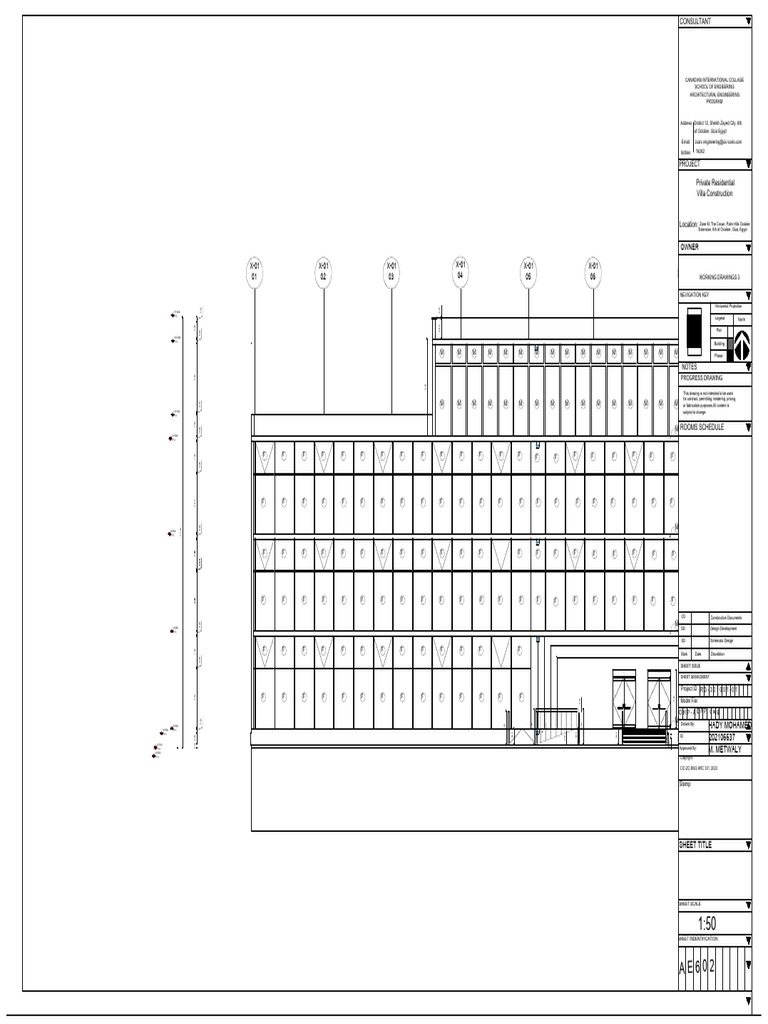 Architectural Engineering Progress Drawing | PDF