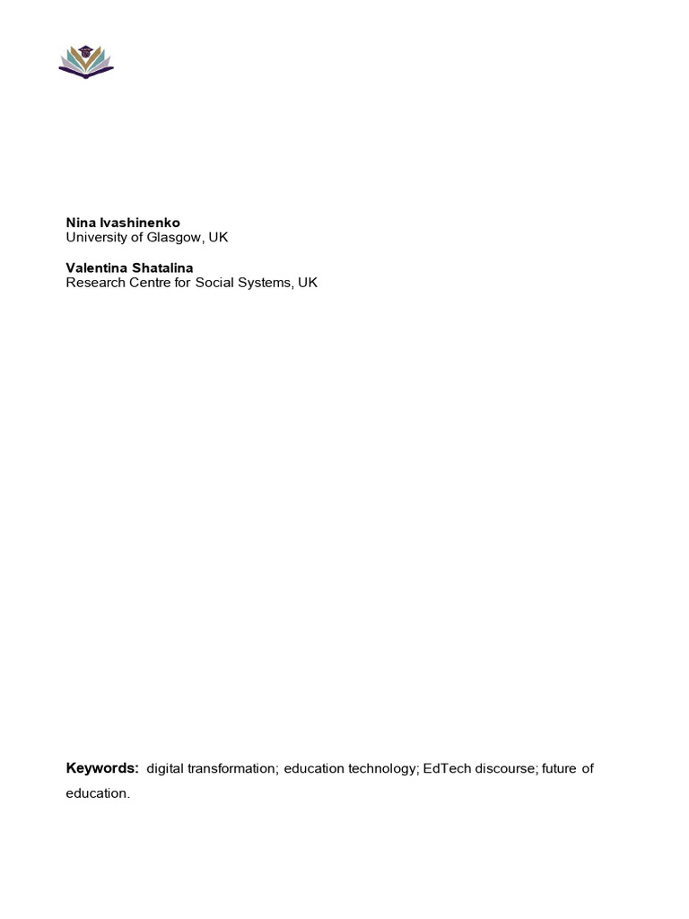 EdTech Relationship | PDF | Educational Technology | Learning