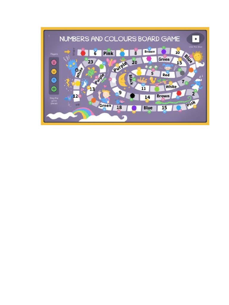 Colours and Numbers Games | PDF