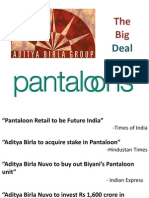 Aditya Birla - Pantaloons Deal