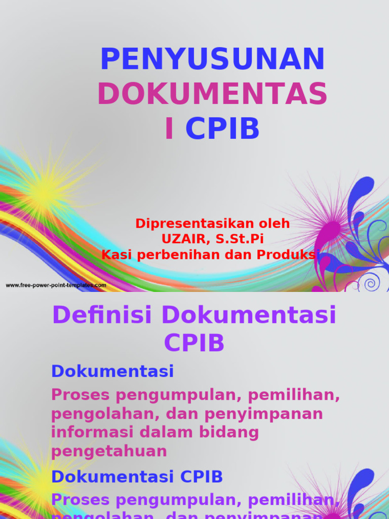 Dokumentasi CPIB: Prosedur dan Manfaat | PDF