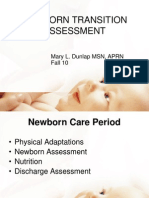 Lecture 6 Newborn Transition-Assessment Fall 10