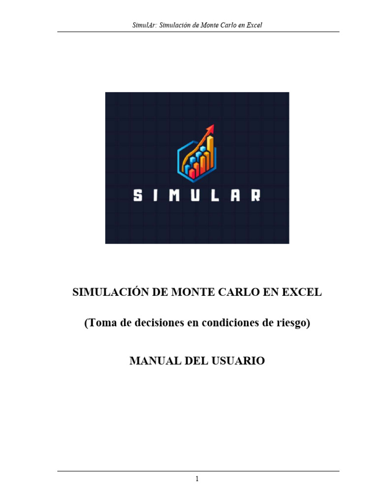Simulación Monte Carlo en Excel: Guía Completa | PDF | Distribución ...