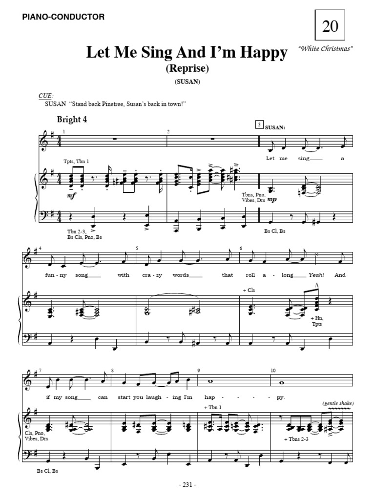 Let Me Sing And I'm Happy Reprise | PDF