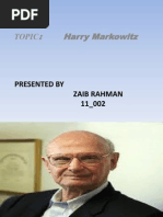 Download Harry Markowitz by Rana Uzair Saleem SN93927292 doc pdf