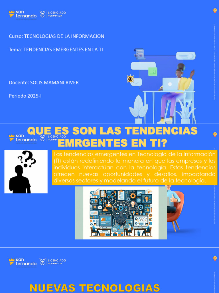 Tendencias Emergentes en TI 2025 | PDF | Internet de las Cosas ...
