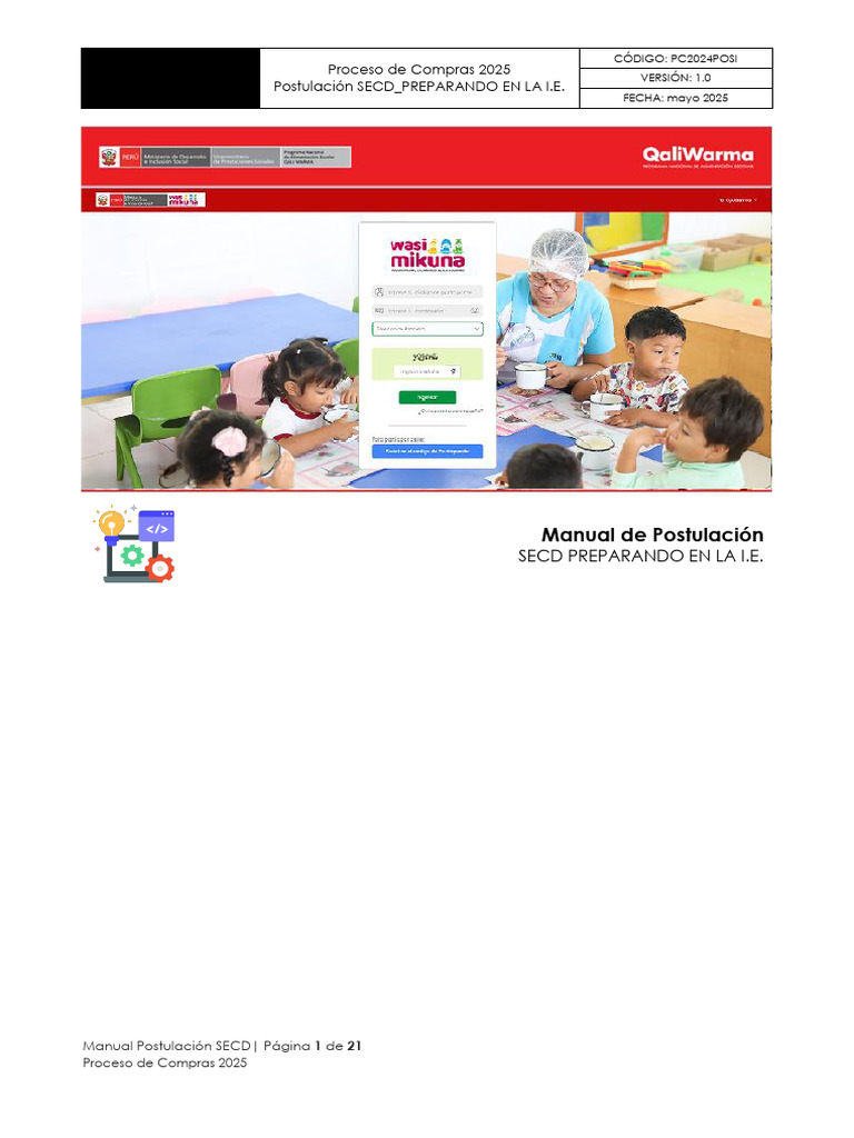Manual de Postulación SECD 2025 | PDF | Software
