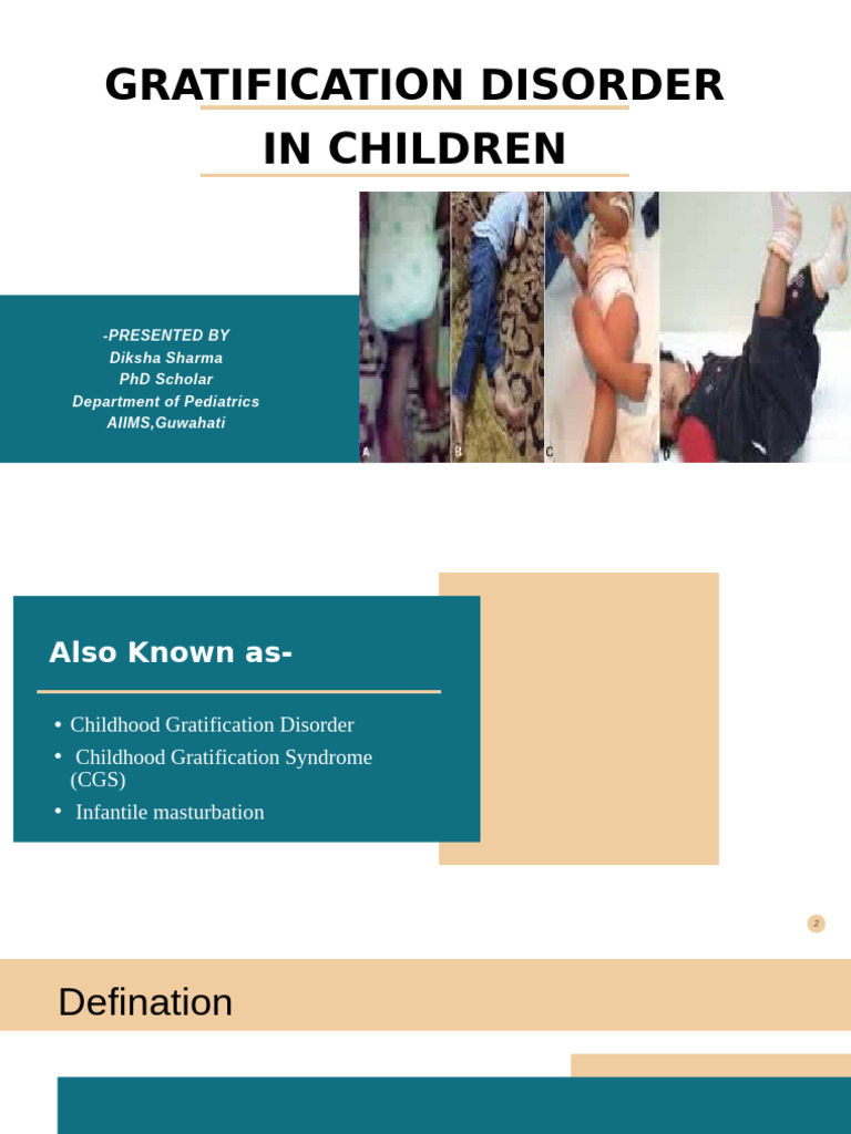 Understanding Childhood Gratification Disorder | PDF | Behavioural ...