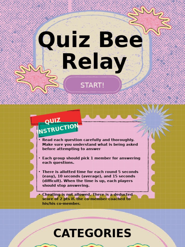 Quiz Bee Relay: MOOC & Tech Questions | PDF | Interactivity | Alternate ...