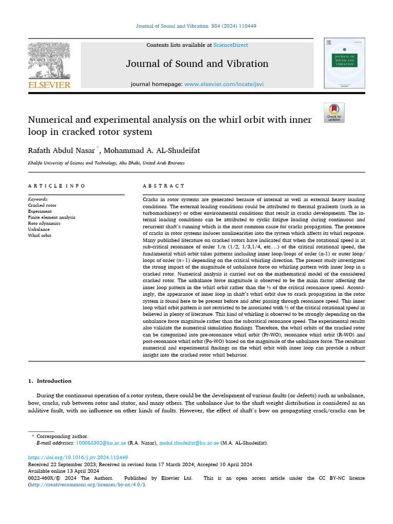 22.numerical and Experimental Analysis On The Whirl Orbit | PDF ...