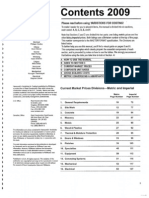 Costing Book (Electrical Relevant Only) - Edition 2009