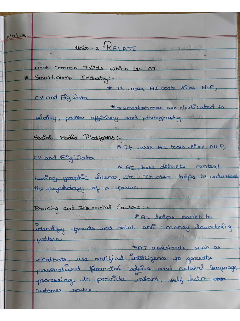 GR 8 Cs CW Notes Ch-2 | PDF