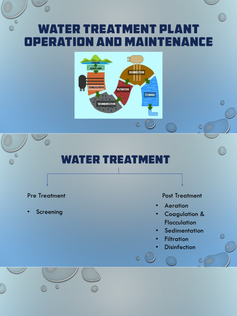 Water Treatment Plant Operations Guide | PDF | Water Purification ...