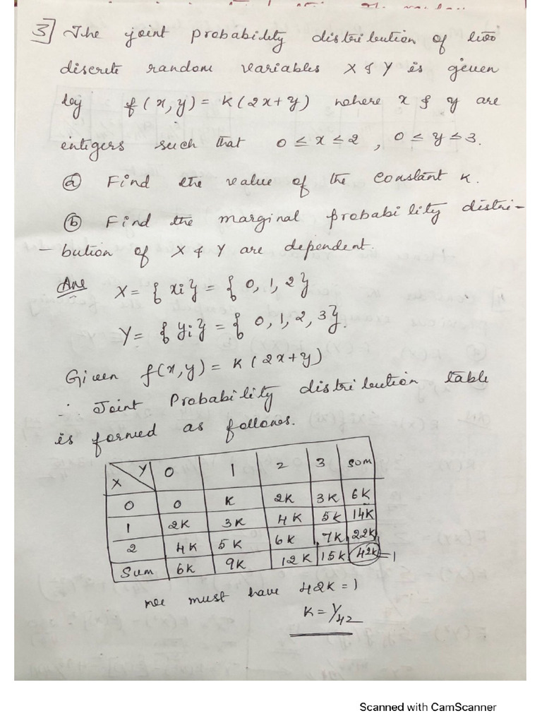 Joint Probability Distribution Part2 Pdf