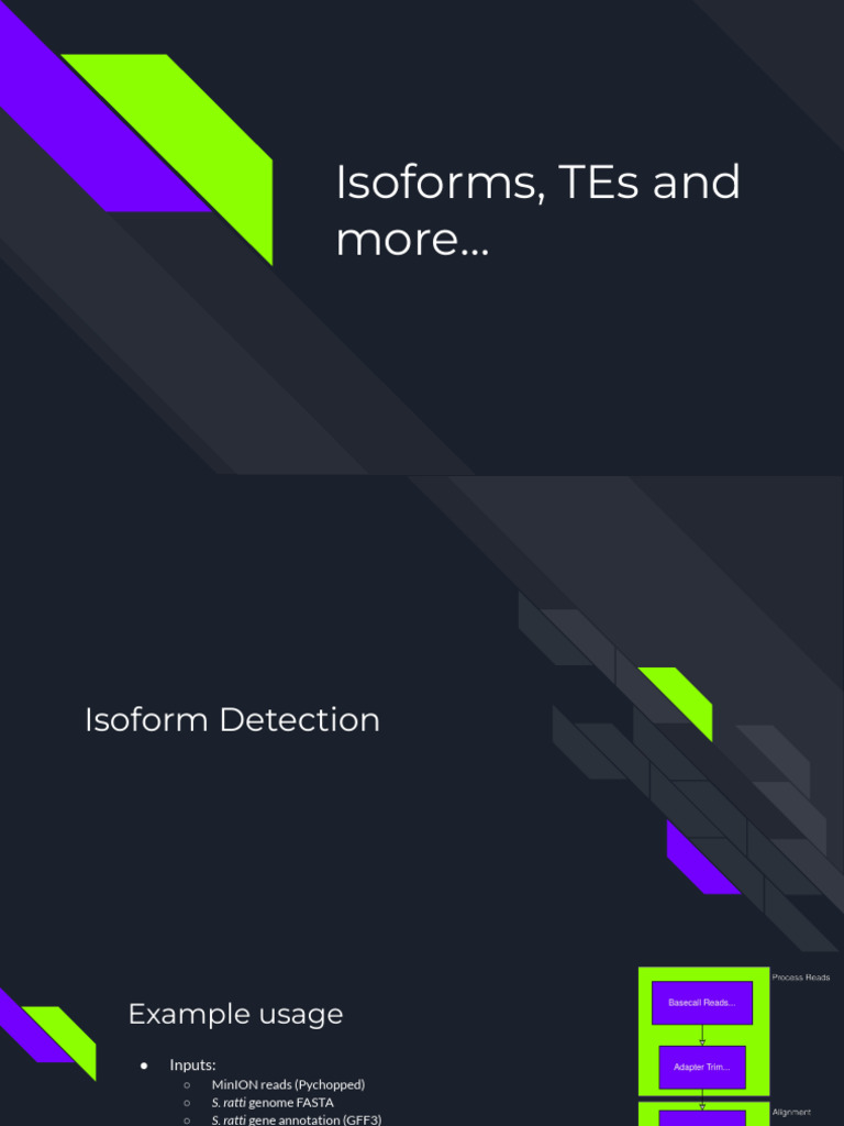 Isoform Detection and TE Analysis Guide | PDF | Gene | Life Sciences