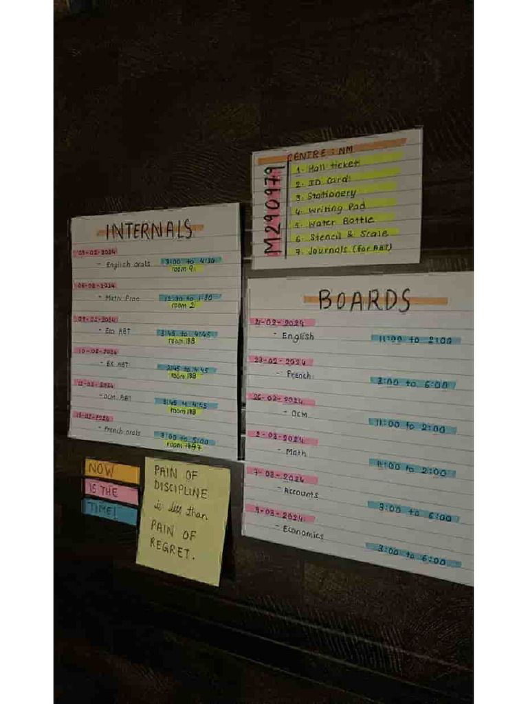 Time Table | PDF