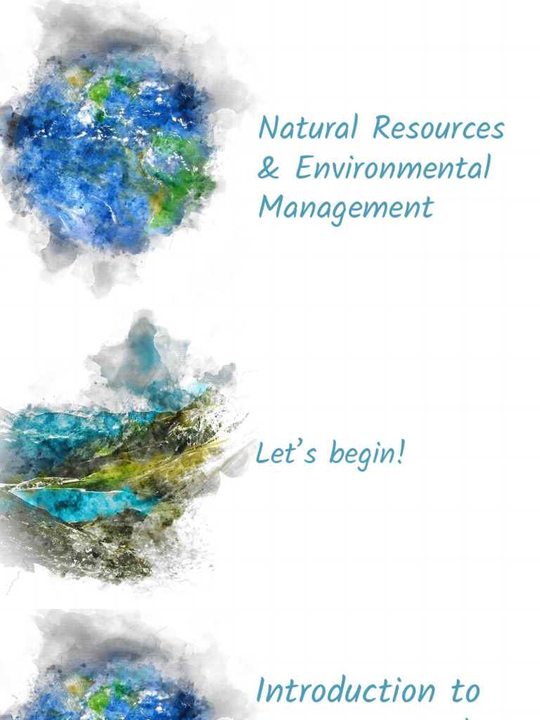 Environmental Management Overview | PDF | Environmental Degradation ...